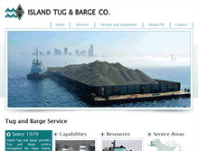 Tablet Screenshot of islandtugandbarge.com